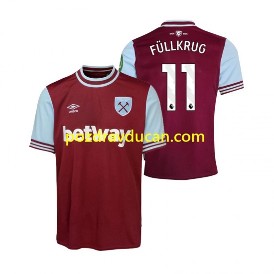 Nogometni Dresovi West Ham United FULLKRUG 11 Muški Domaći dres 2024-2025 Kratkih Rukava