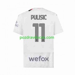 Nogometni Dresovi AC Milan Christian Pulisic 11 Muški Gostujući dres 2023-2024 Kratkih Rukava