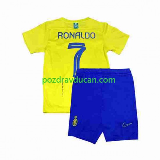 Nogometni Dresovi Al-Nassr Ronaldo 7 Dječji Domaći dres 2023-2024 Kratkih Rukava