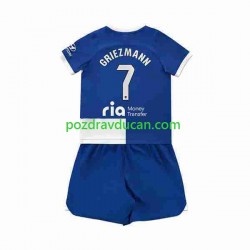 Nogometni Dresovi Atlético Madrid 2 Antoine Griezmann 7 Dječji Gostujući dres 2023-2024 Kratkih Rukava