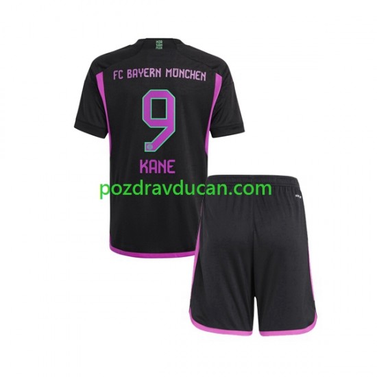 Nogometni Dresovi FC Bayern München Harry Kane 9 Dječji Gostujući dres 2023-2024 Kratkih Rukava