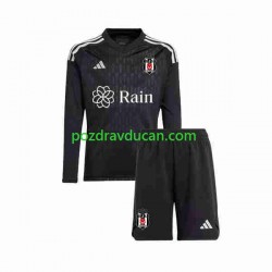 Nogometni Dresovi Besiktas Vratar Dječji Domaći dres 2023-2024 Dugi Rukav