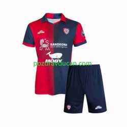 Nogometni Dresovi Cagliari Dječji Domaći dres 2023-2024 Kratkih Rukava