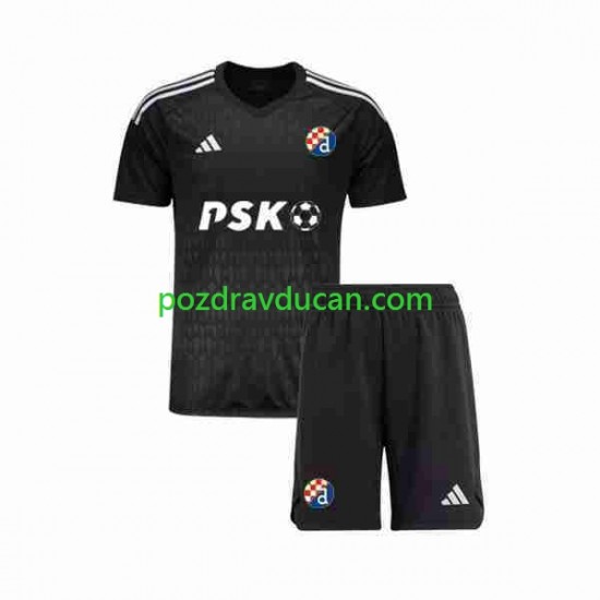 Nogometni Dresovi Dinamo Zagreb Vratar Dječji Gostujući dres 2023-2024 Kratkih Rukava