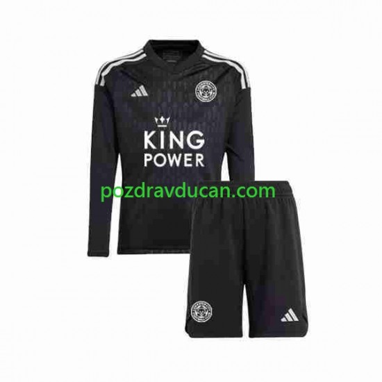 Nogometni Dresovi Leicester City Vratar Dječji Treći dres 2023-2024 Dugi Rukav