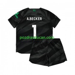 Nogometni Dresovi Liverpool A.Becker 1 Vratar Dječji Gostujući dres 2023-2024 Kratkih Rukava