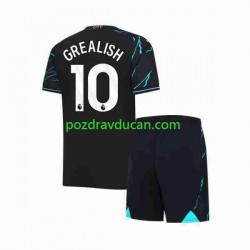 Nogometni Dresovi Manchester City Jack Grealish 10 Dječji Treći dres 2023-2024 Kratkih Rukava