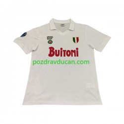 Nogometni Dresovi Napoli 1987 1988 Retro Muški Gostujući dres Kratkih Rukava