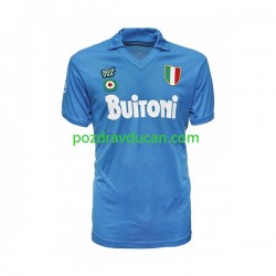 Nogometni Dresovi Napoli 1987 1988 Retro Muški Domaći dres Kratkih Rukava