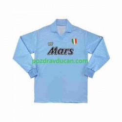 Nogometni Dresovi Napoli 1990 1991 Retro Muški Domaći dres Dugi Rukav
