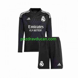 Nogometni Dresovi Real Madrid Vratar Dječji Gostujući dres 2023-2024 Dugi Rukav