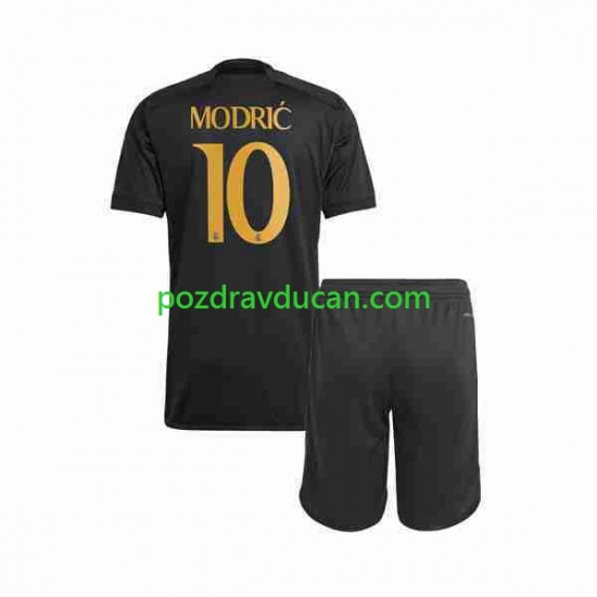 Nogometni Dresovi Real Madrid Modrić Luka 10 Dječji Treći dres 2023-2024 Kratkih Rukava