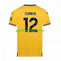 Nogometni Dresovi Wolverhampton Wanderers CUNHA 12 Muški Domaći dres 2023-2024 Kratkih Rukava