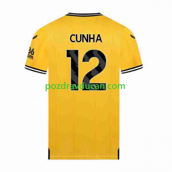 Nogometni Dresovi Wolverhampton Wanderers CUNHA 12 Muški Domaći dres 2023-2024 Kratkih Rukava