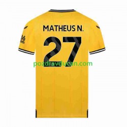 Nogometni Dresovi Wolverhampton Wanderers Matheus Nunes 27 Muški Domaći dres 2023-2024 Kratkih Rukava