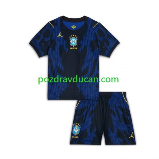 Nogometni Dresovi Brazil Dječji Gostujući dres World Cup 2026 Kratkih Rukava