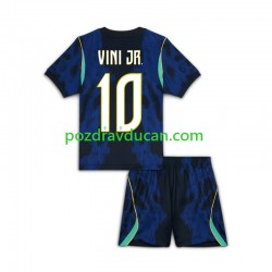 Nogometni Dresovi Brazil Vinicius Junior 10 Dječji Gostujući dres World Cup 2026 Kratkih Rukava