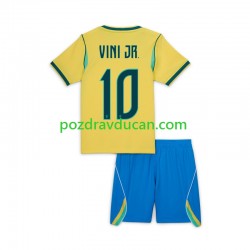 Nogometni Dresovi Brazil Vinicius Junior 10 Dječji Domaći dres World Cup 2026 Kratkih Rukava