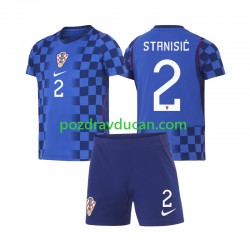 Nogometni Dresovi Hrvatska Josip Stanisic 2 Dječji Gostujući dres World Cup 2026 Kratkih Rukava