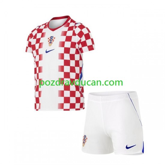 Nogometni Dresovi Hrvatska Dječji Domaći dres World Cup 2026 Kratkih Rukava