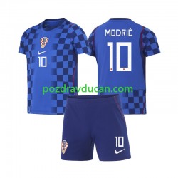 Nogometni Dresovi Hrvatska Modrić Luka 10 Dječji Gostujući dres World Cup 2026 Kratkih Rukava