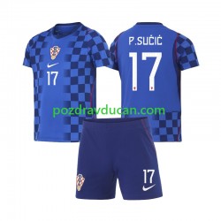 Nogometni Dresovi Hrvatska Petar Sucic 17 Dječji Gostujući dres World Cup 2026 Kratkih Rukava