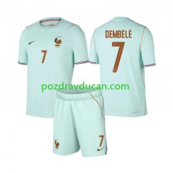 Nogometni Dresovi Francuska Ousmane Dembele 7 Dječji Gostujući dres World Cup 2026 Kratkih Rukava
