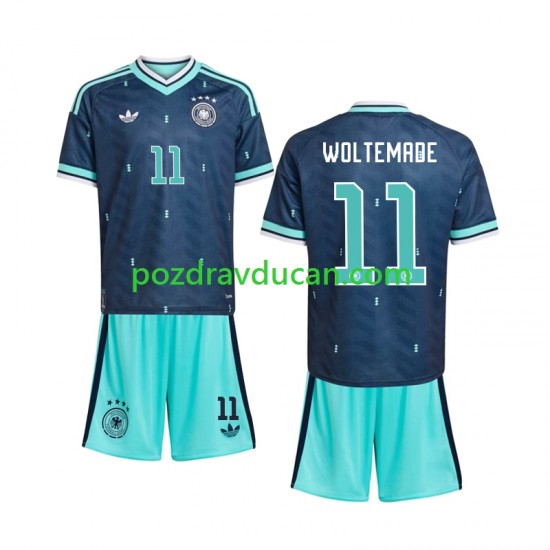 Nogometni Dresovi Njemačka Nick Woltemade 11 Dječji Gostujući dres World Cup 2026 Kratkih Rukava