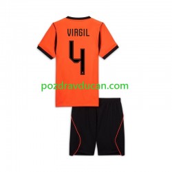 Nogometni Dresovi Nizozemska Virgil van Dijk 4 Dječji Domaći dres World Cup 2026 Kratkih Rukava