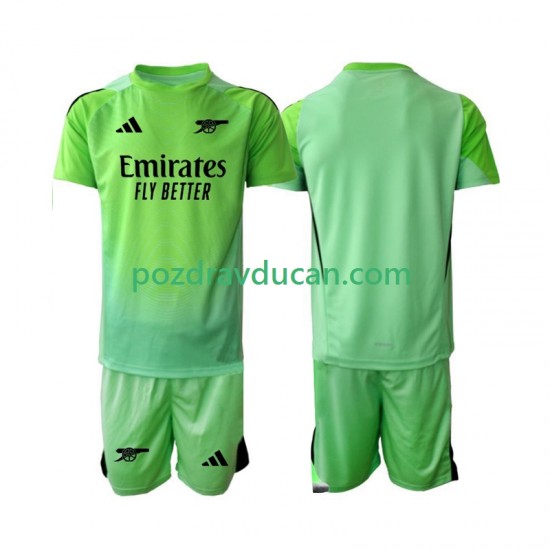 Nogometni Dresovi Arsenal Vratar Dječji Gostujući dres 2025-2026 Kratkih Rukava