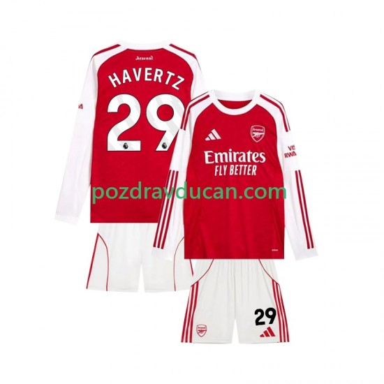 Nogometni Dresovi Arsenal Kai Havertz 29 Dječji Domaći dres 2025-2026 Dugi Rukav