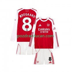 Nogometni Dresovi Arsenal Martin Odegaard 8 Dječji Domaći dres 2025-2026 Dugi Rukav