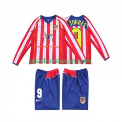 Nogometni Dresovi Atlético Madrid F TORRES 9 2005 Retro Dječji Domaći dres 2004 Dugi Rukav