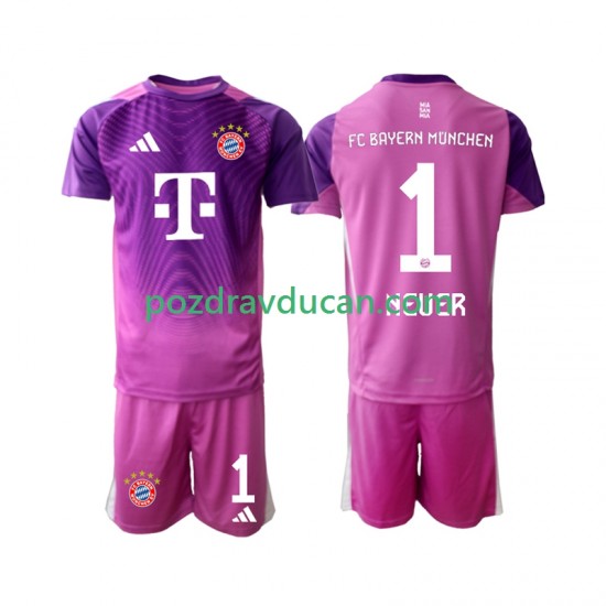 Nogometni Dresovi FC Bayern München Manuel Neuer 1 Vratar Dječji Četvrti dres 2025-2026 Kratkih Rukava