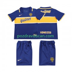 Nogometni Dresovi CA Boca Juniors 1996 1997 Retro Dječji Domaći dres Kratkih Rukava