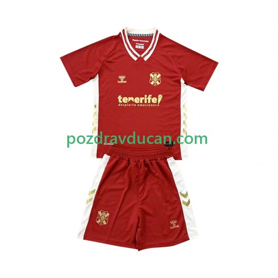 Nogometni Dresovi CD Tenerife Dječji Gostujući dres 2025-2026 Kratkih Rukava