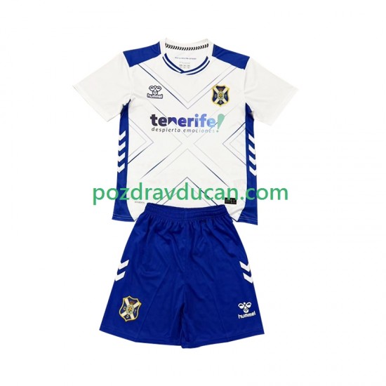 Nogometni Dresovi CD Tenerife Dječji Domaći dres 2025-2026 Kratkih Rukava
