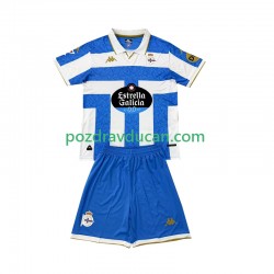 Nogometni Dresovi Deportivo La Coruna Dječji Domaći dres 2025-2026 Kratkih Rukava