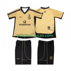 Manchester United Anniversary Football Shirt 2001 Dječji Treći dres 2002 Kratkih Rukava
