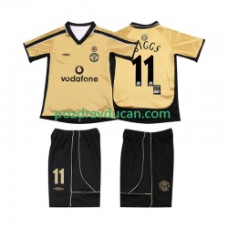 Manchester United GIGGS 11 Anniversary Football Shirt 2001 Dječji Treći dres 2002 Kratkih Rukava