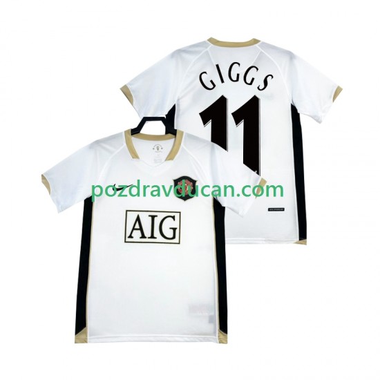 Nogometni Dresovi Manchester United GIGGS 11 -2007 Retro Muški Gostujući dres 2006 Kratkih Rukava