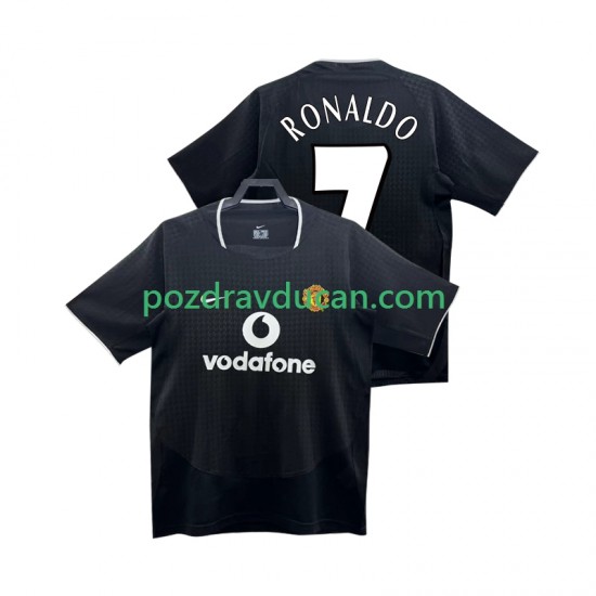 Nogometni Dresovi Manchester United RONALDO 7 Retro Muški Gostujući dres 2002 2004 Kratkih Rukava