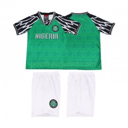 Nogometni Dresovi Nigerija 1995 Retro Dječji Domaći dres Kratkih Rukava