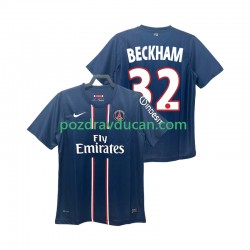 Nogometni Dresovi Paris Saint-Germain BECKHAM 32 2012 2013 Retro Muški Domaći dres Kratkih Rukava