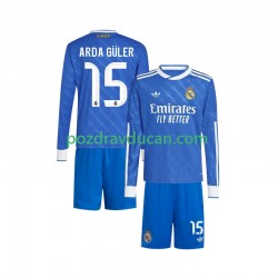Nogometni Dresovi Real Madrid Arda Guler 15 Dječji Treći dres 2025-2026 Dugi Rukav