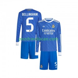 Nogometni Dresovi Real Madrid Jude Bellingham 5 Dječji Treći dres 2025-2026 Dugi Rukav
