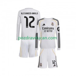 Nogometni Dresovi Real Madrid Trent Alexander-Arnold 12 Dječji Domaći dres 2025-2026 Dugi Rukav