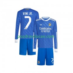 Nogometni Dresovi Real Madrid Vinicius Junior 7 Dječji Treći dres 2025-2026 Dugi Rukav
