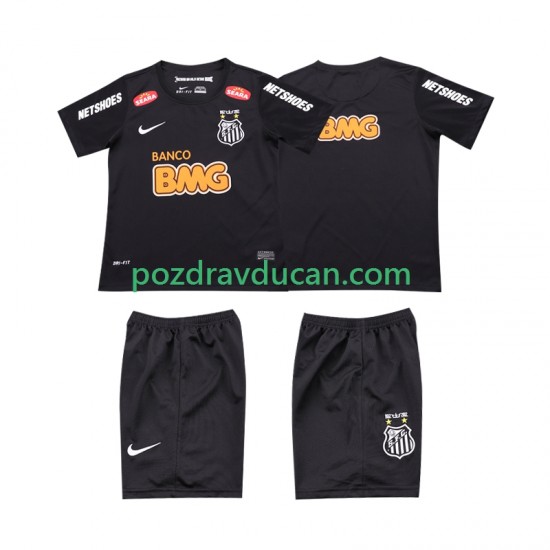 Nogometni Dresovi Santos Classic 2012 2013 Retro Dječji Gostujući dres Kratkih Rukava