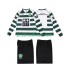 Nogometni Dresovi Sporting CP 2001 2003 Retro Dječji Domaći dres Dugi Rukav